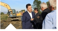 Lezhë, ministri Niko Peleshi inspekton pastrimin e shtretërve të lumenjve